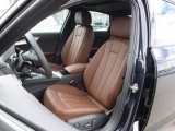 2017 Audi A4 2.0T Premium quattro Nougat Brown Interior