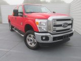 2016 Race Red Ford F250 Super Duty XLT Crew Cab 4x4 #112229282