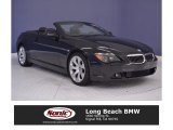 2004 Jet Black BMW 6 Series 645i Convertible #112259999