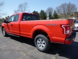 Race Red Ford F150 in 2016