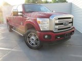 Ruby Red Metallic Ford F250 Super Duty in 2016