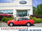 2009 Torch Red Ford Mustang V6 Convertible #11208562