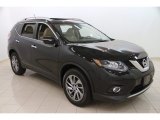 2015 Super Black Nissan Rogue S AWD #112317180