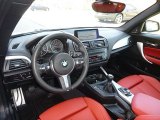 2015 BMW 2 Series M235i Coupe Coral Red/Black Interior