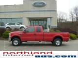 2009 Red Ford F250 Super Duty XLT SuperCab 4x4 #11208516