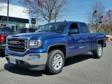 2016 Stone Blue Metallic GMC Sierra 1500 SLE Double Cab 4WD #112369203