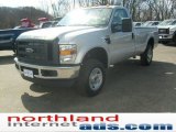 Brilliant Silver Metallic Ford F250 Super Duty in 2009