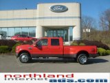 2009 Red Ford F350 Super Duty FX4 Crew Cab 4x4 #11208525