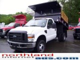 2009 Ford F350 Super Duty XL Regular Cab 4x4 Chassis Dump Truck