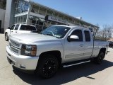 2012 Silver Ice Metallic Chevrolet Silverado 1500 LTZ Extended Cab 4x4 #112415961