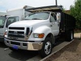 2007 Oxford White Ford F750 Super Duty XLT Chassis Regular Cab Dump Truck #11212682