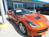Daytona Sunrise Orange Metallic Chevrolet Corvette in 2016