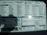 2016 Chevrolet Corvette Stingray Coupe Window Sticker