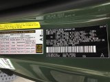 2014 FJ Cruiser Color Code for Army Green - Color Code: 2KD