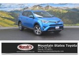 2016 Electric Storm Blue Toyota RAV4 XLE AWD #112415806