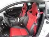 2017 Jaguar F-TYPE Coupe Jet/Red Duotone Interior