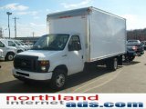 2008 Oxford White Ford E Series Cutaway E450 Commercial Moving Truck #11208467