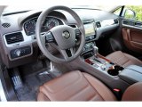 2013 Volkswagen Touareg VR6 FSI Lux 4XMotion Saddle Brown Interior