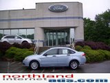 2009 Light Ice Blue Metallic Ford Focus SE Sedan #11208442