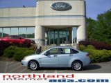 2009 Light Ice Blue Metallic Ford Focus SE Sedan #11208443