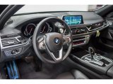 2016 BMW 7 Series 750i Sedan Black Interior
