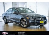 2016 Steel Grey Metallic Mercedes-Benz C 300 Sedan #112502509