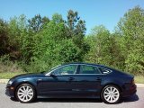 Moonlight Blue Metallic Audi A7 in 2012