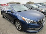 2016 Lakeside Blue Hyundai Sonata Sport #112550707