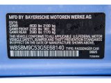 2016 M3 Color Code for Yas Marina Blue Metallic - Color Code: B68