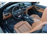 2016 BMW 4 Series 435i xDrive Convertible Saddle Brown Interior
