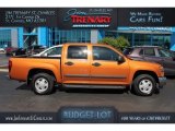 2007 Sunburst Orange Metallic Chevrolet Colorado LT Crew Cab #112632685