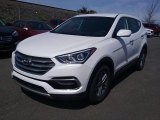 2017 Pearl White Hyundai Santa Fe Sport AWD #112633139