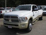 2012 Bright White Dodge Ram 3500 HD Laramie Crew Cab 4x4 Dually #112633017