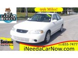 Cloud White Nissan Sentra in 2002