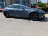 Grey Metallic Tesla Model S in 2013
