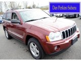 2007 Red Rock Crystal Pearl Jeep Grand Cherokee Limited 4x4 #112684837