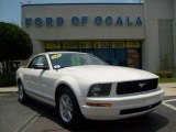 2008 Performance White Ford Mustang V6 Deluxe Convertible #11257052