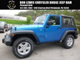2016 Hydro Blue Pearl Jeep Wrangler Sport #112694817