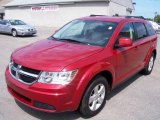 2009 Inferno Red Crystal Pearl Dodge Journey SXT #11254043
