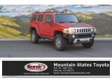 2008 Victory Red Hummer H3  #112745867