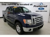 2010 Dark Blue Pearl Metallic Ford F150 Lariat SuperCrew 4x4 #112745753