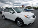 Crystal White Pearl Subaru Forester in 2016