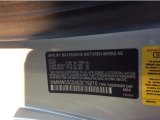 2016 Convertible Color Code for White Silver Metallic - Color Code: A62
