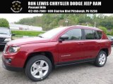 Deep Cherry Red Crystal Pearl Jeep Compass in 2016