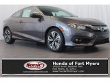 2016 Modern Steel Metallic Honda Civic EX-L Coupe #112862943