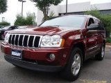 2007 Red Rock Crystal Pearl Jeep Grand Cherokee Limited 4x4 #11265405