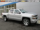 2016 Silver Ice Metallic Chevrolet Silverado 1500 LT Crew Cab 4x4 #112948989