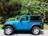 2016 Hydro Blue Pearl Jeep Wrangler Sport #112948890