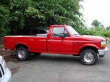 1996 Ford F150 Bright Red