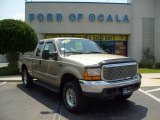 2000 Harvest Gold Metallic Ford F250 Super Duty Lariat Extended Cab 4x4 #11257061